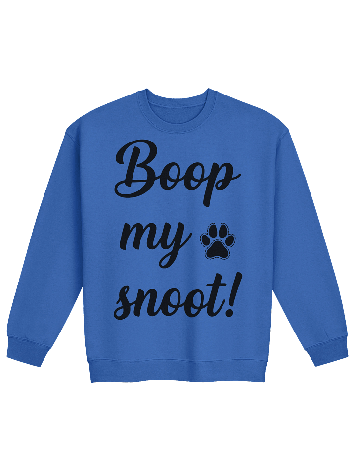 Boop My Snoot Dog Lover's Crewneck Sweatshirt product image (1)