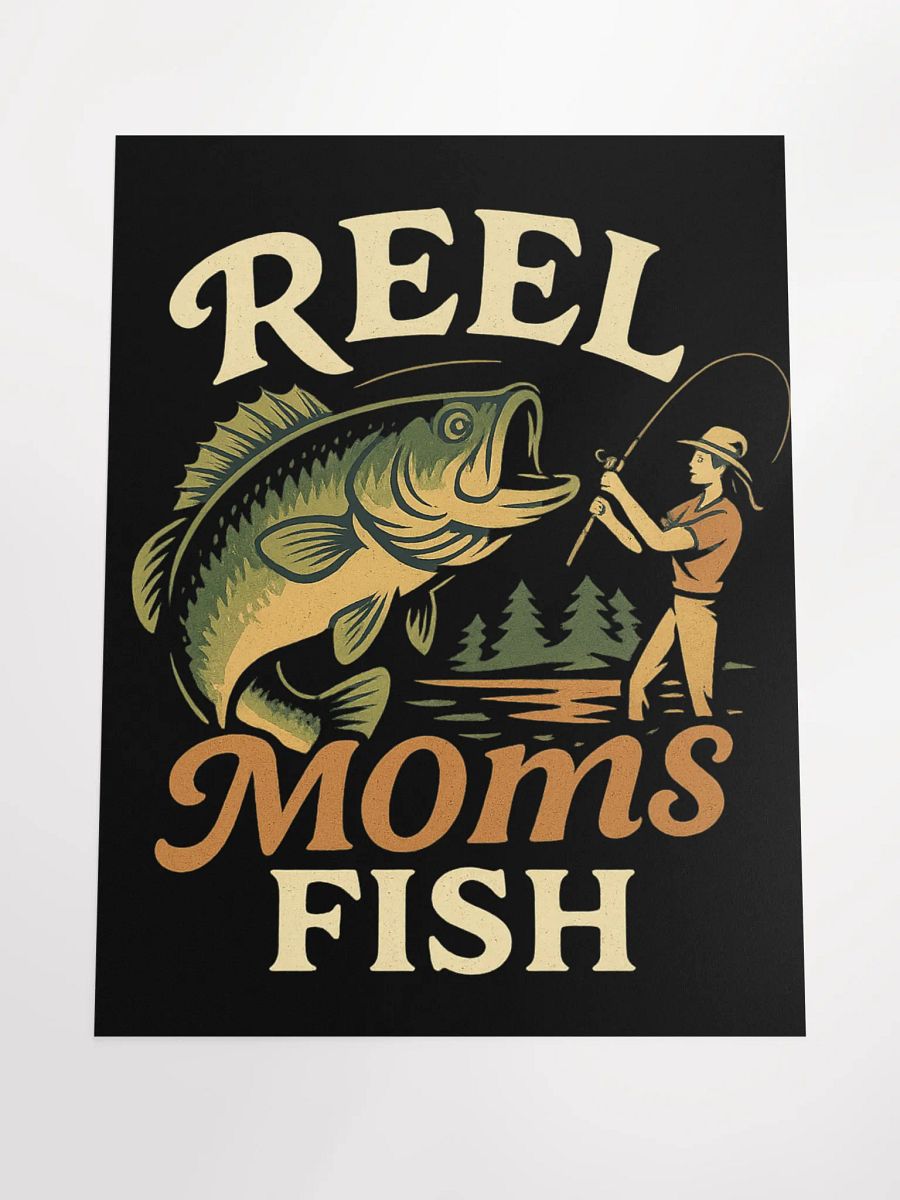 Reel Moms Fish Poster – Vintage Wall Art for Outdoorsy Moms product image (8)