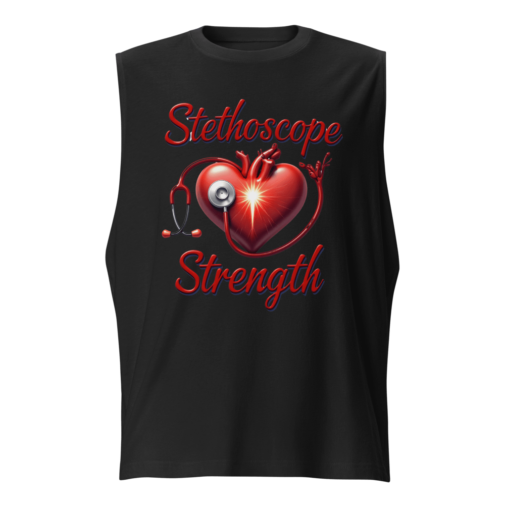 Stethoscope Strength Heart Muscle Tank product image (1)