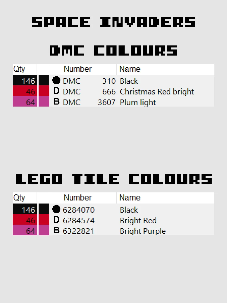 Space Invaders Pixel Art product image (4)