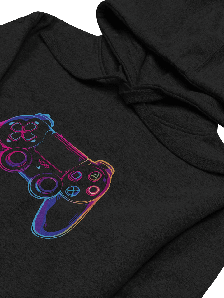 Neon Controller Front Printed Hoodie product image (2)