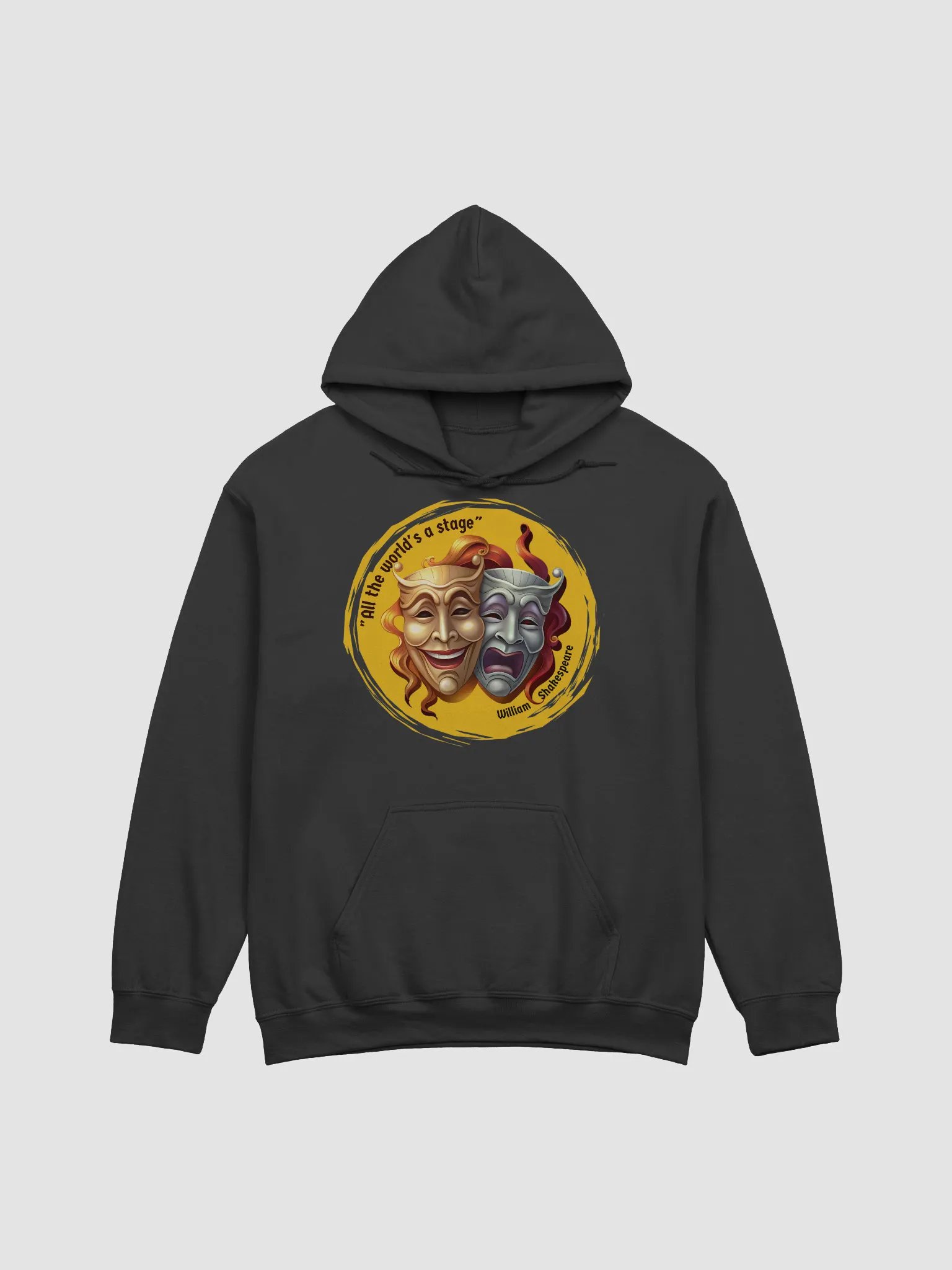 Shakespearean Drama Masks Hoodie product image (2)