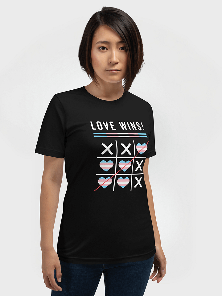 Tic Tac Toe Love Wins LGBTQ Transgender Pride T-Shirt product image (1)
