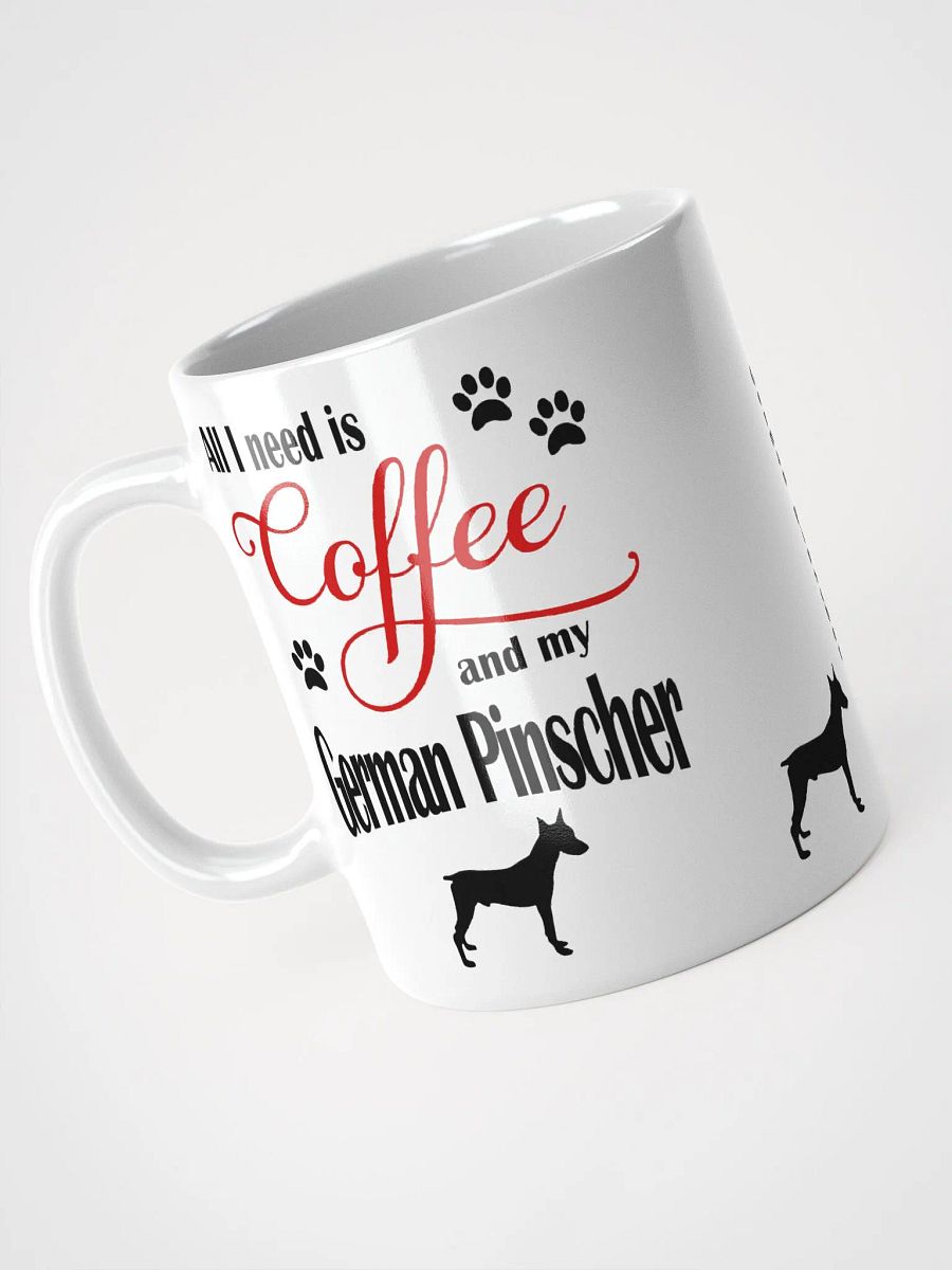 Coffee and my German Pinscher Mug product image (3)
