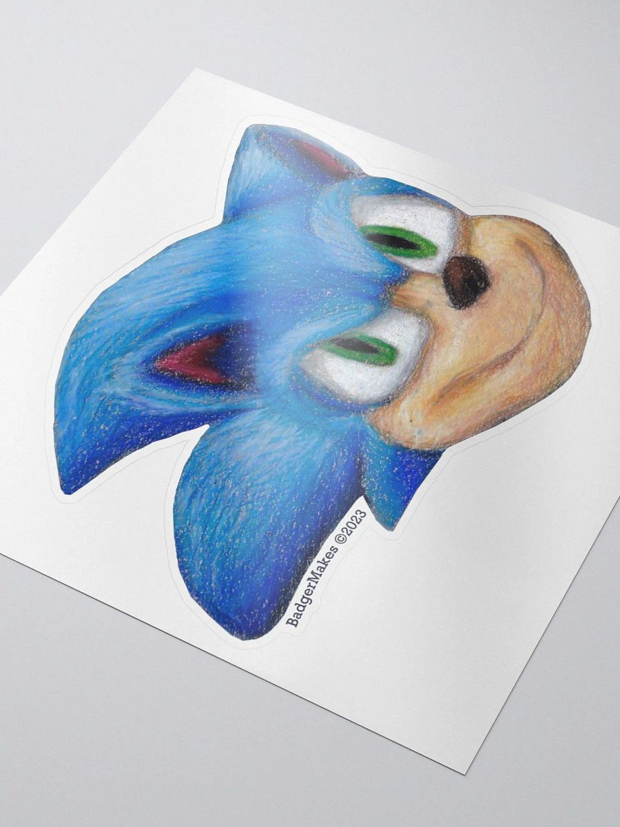 Blue Hedgehog Sticker product image (3)