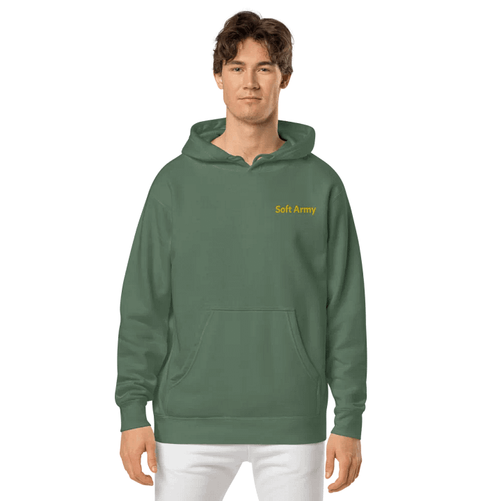 Soft Army Embroidered Hoodie! product image (2)