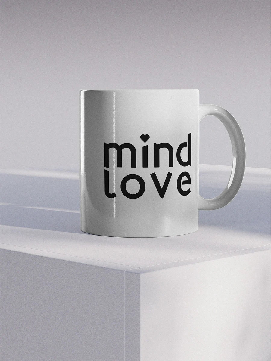 Mind Love White Glossy Mug product image (3)