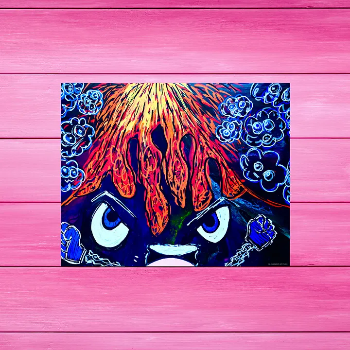When Volcano Gets Mad | Art Print product image (2)