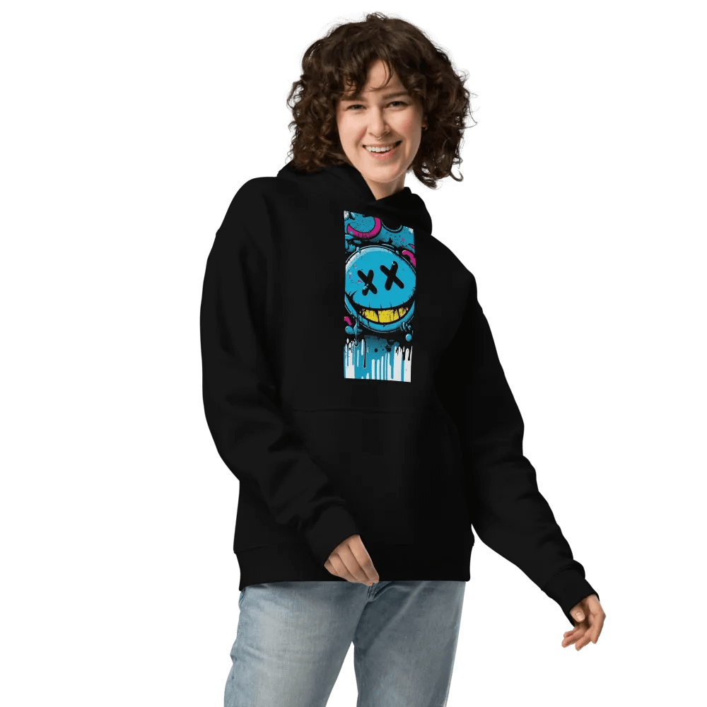 Graffiti Grin Oversized Hoodie product image (3)