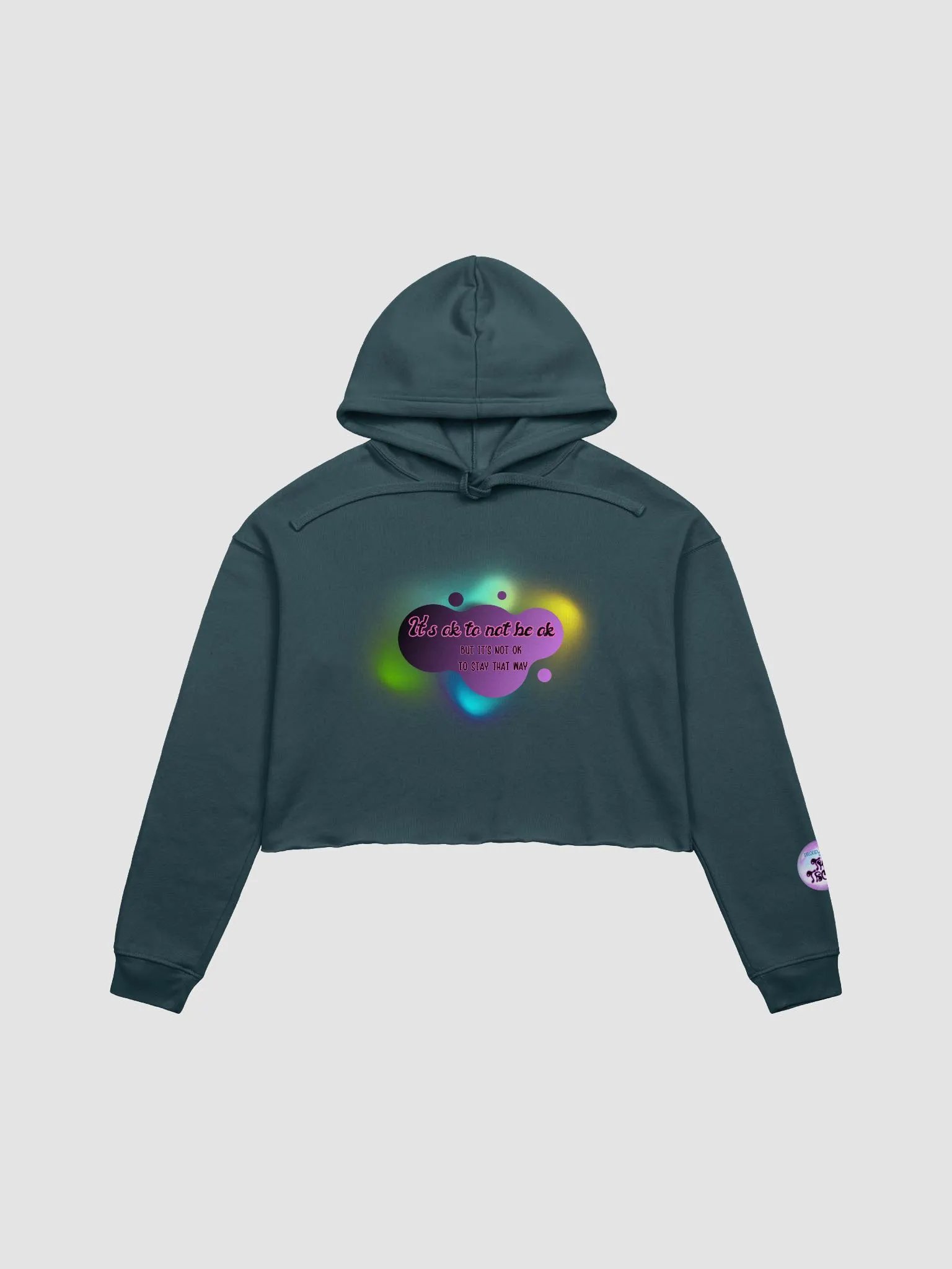 Mental Health Cropped Hoodie product image (1)