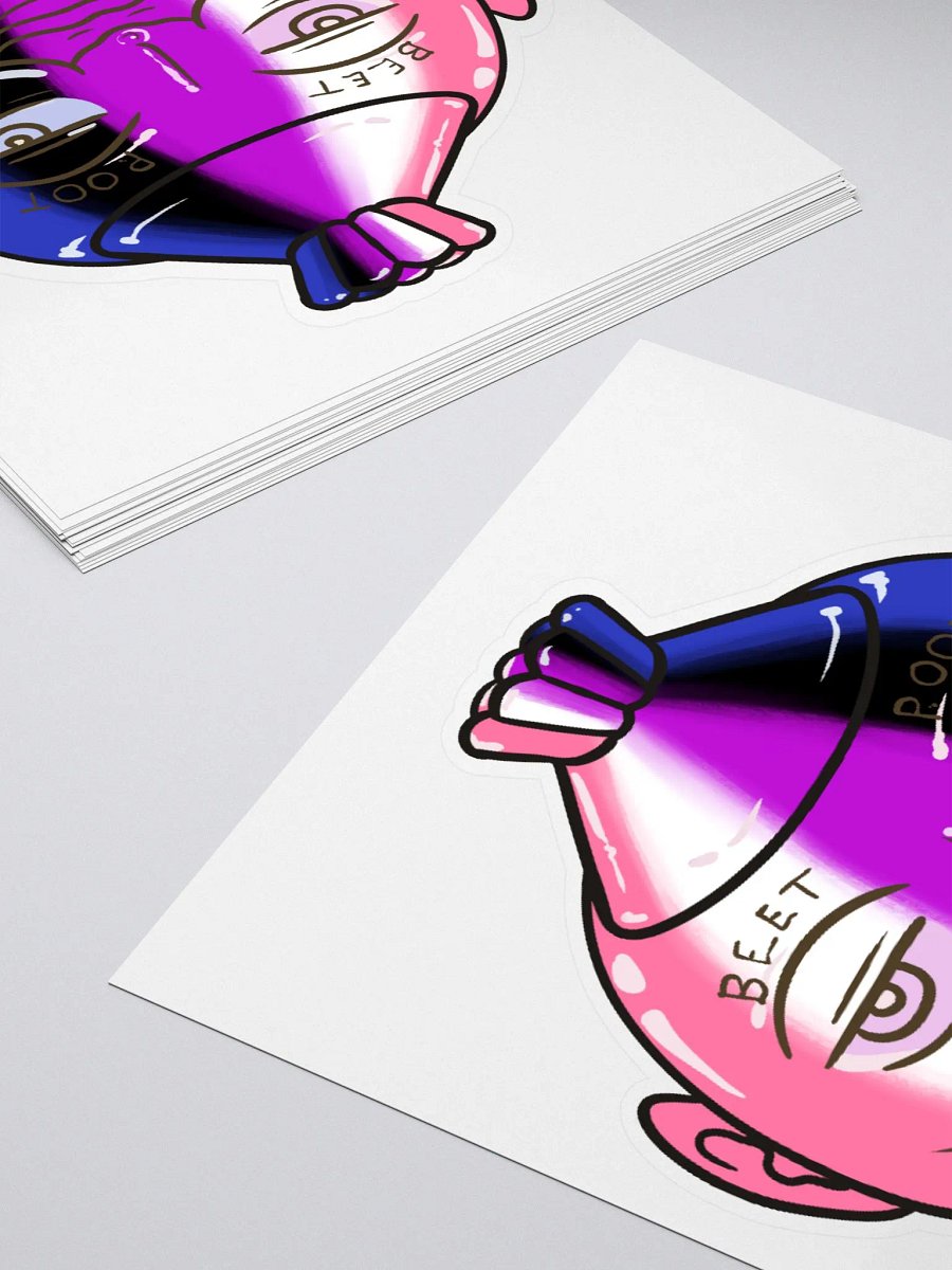 Genderfluid Poot bubble free stickers product image (4)