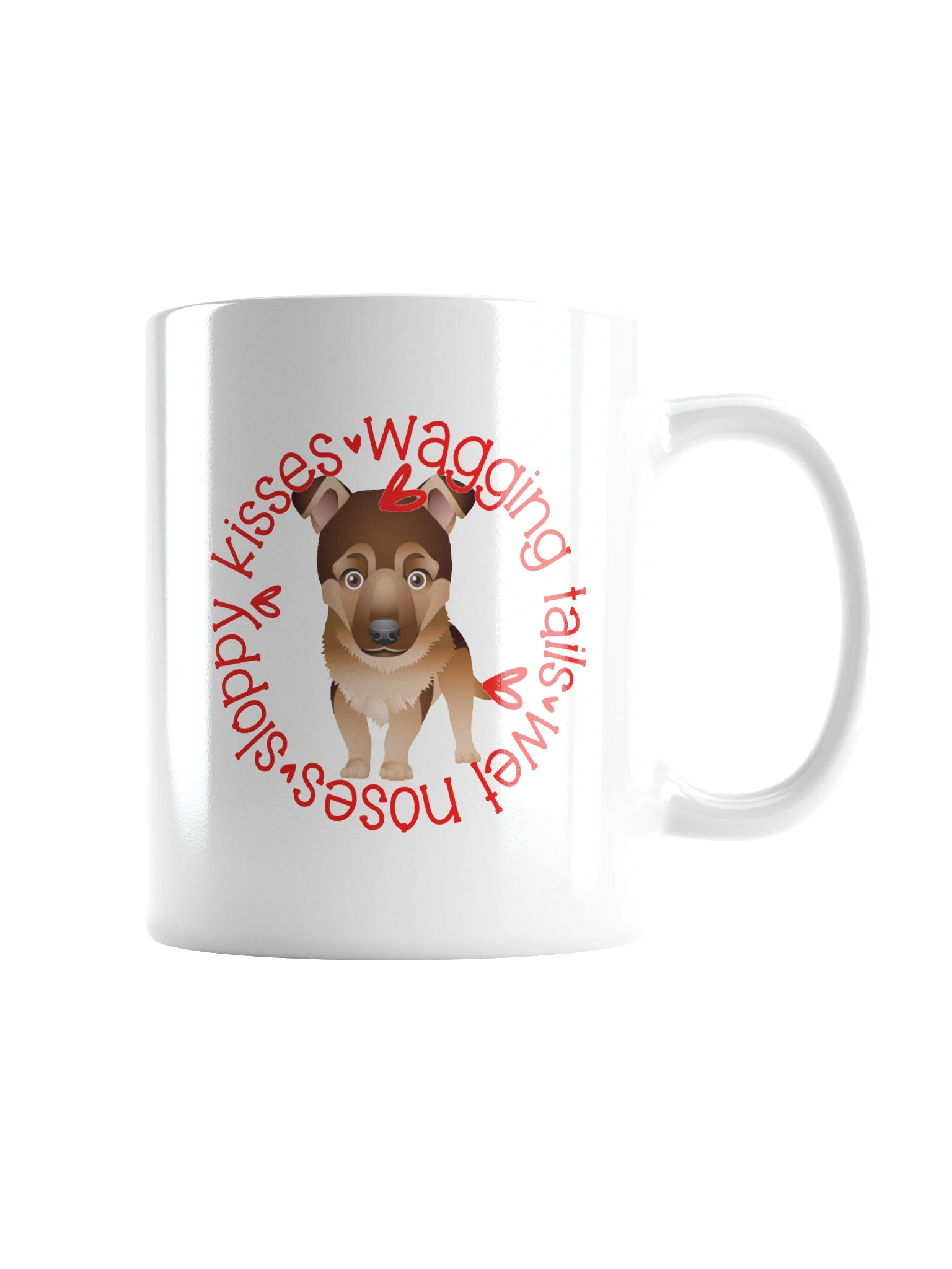 Sloppy Kisses German Shepherd Mug product image (6)