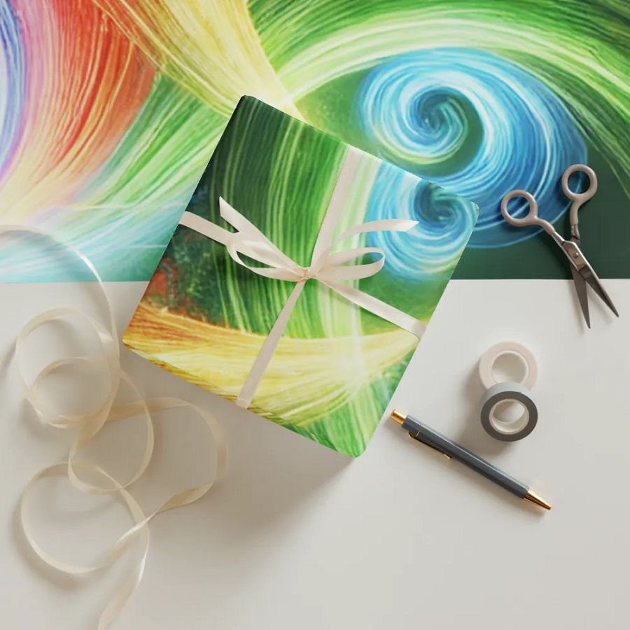 Celestial Swirls Wrapping Paper Set product image (12)