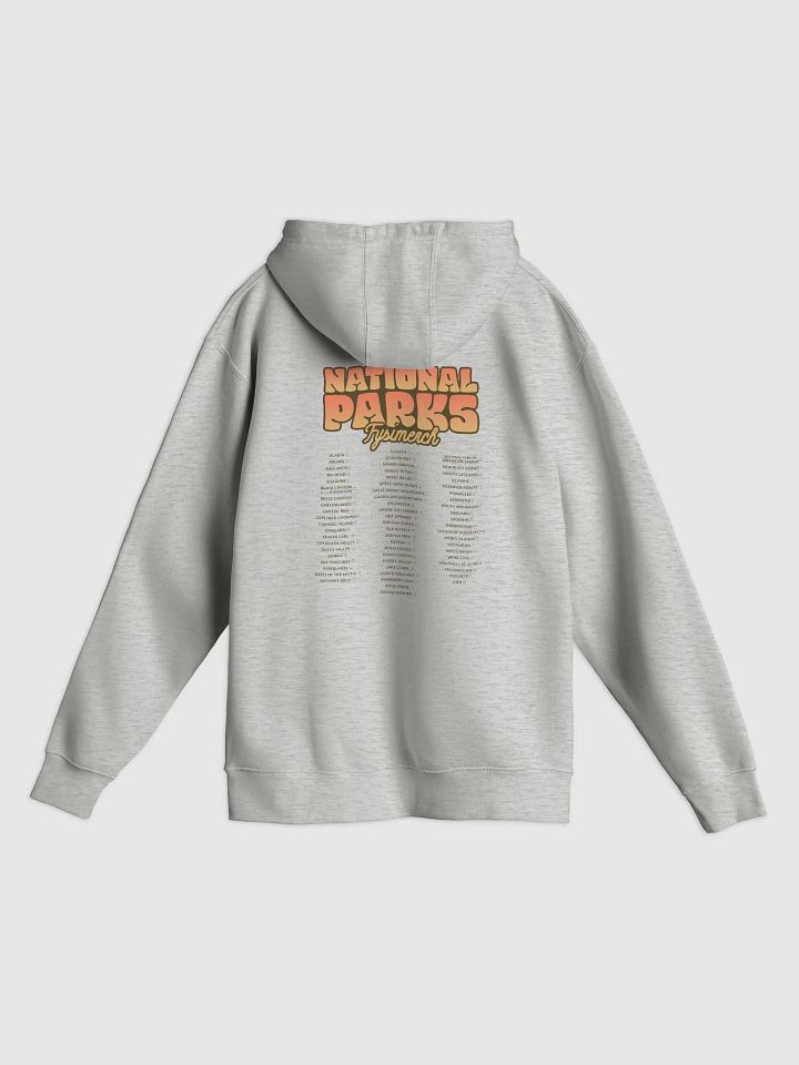 National Parks Tour organic cotton hoodie product image (2)