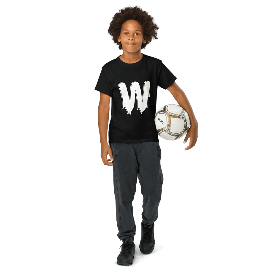 Melting Alphabet | Letter W | Youth Sports Tee product image (15)