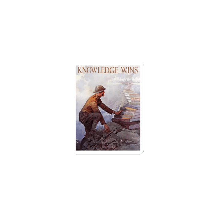 Knowledge Wins (magnet) product image (1)