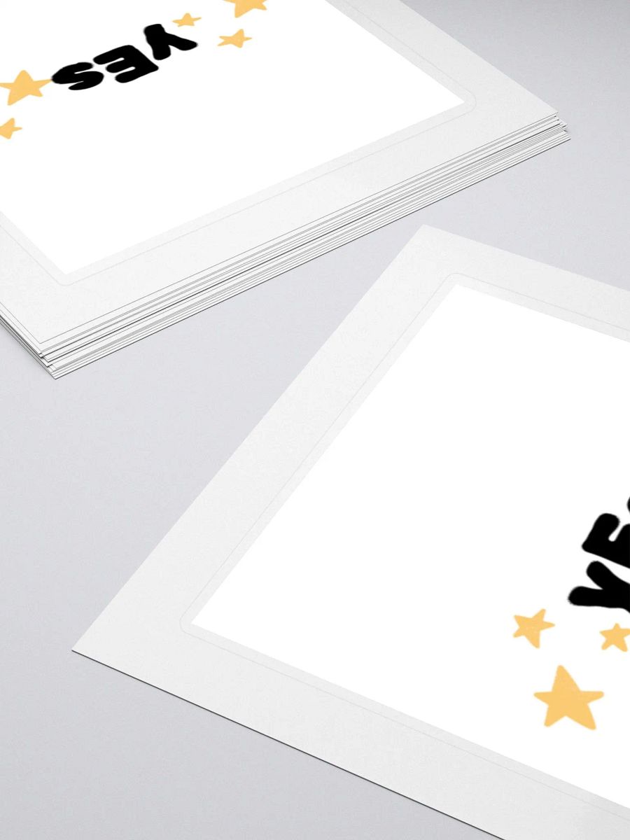 Affirmative Stars Kiss Cut Stickers product image (4)
