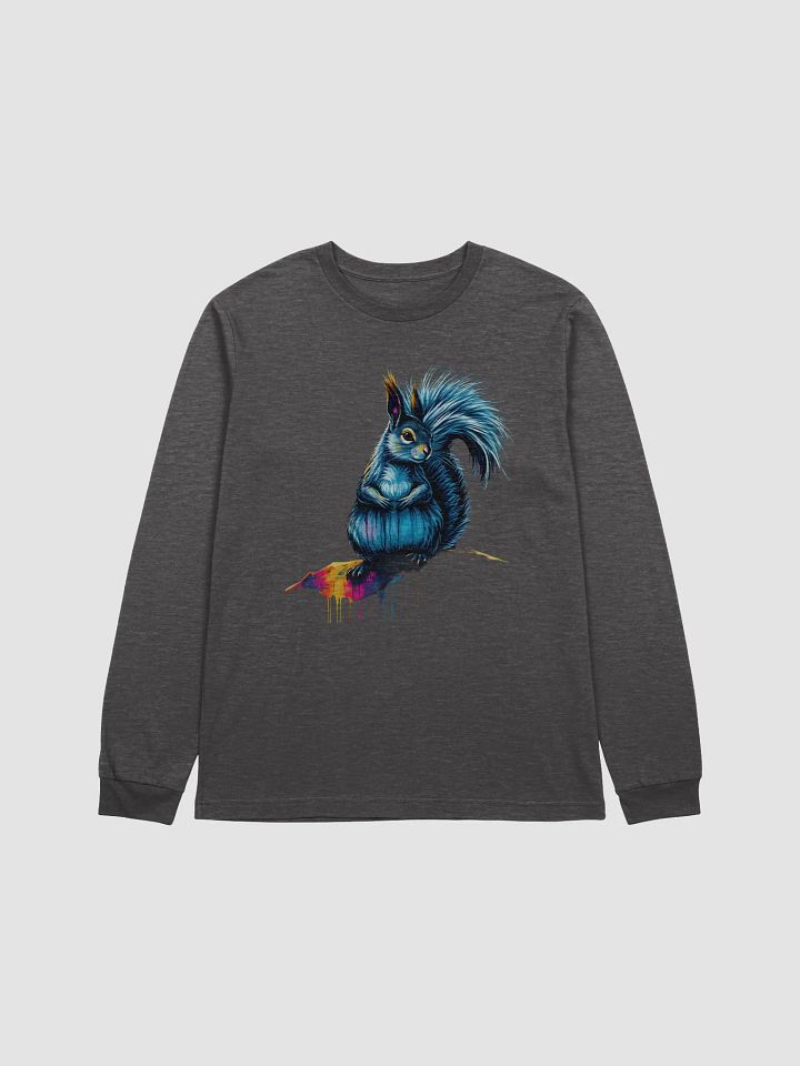Vibrant Squirrel Illustration Long Sleeve Tee product image (1)