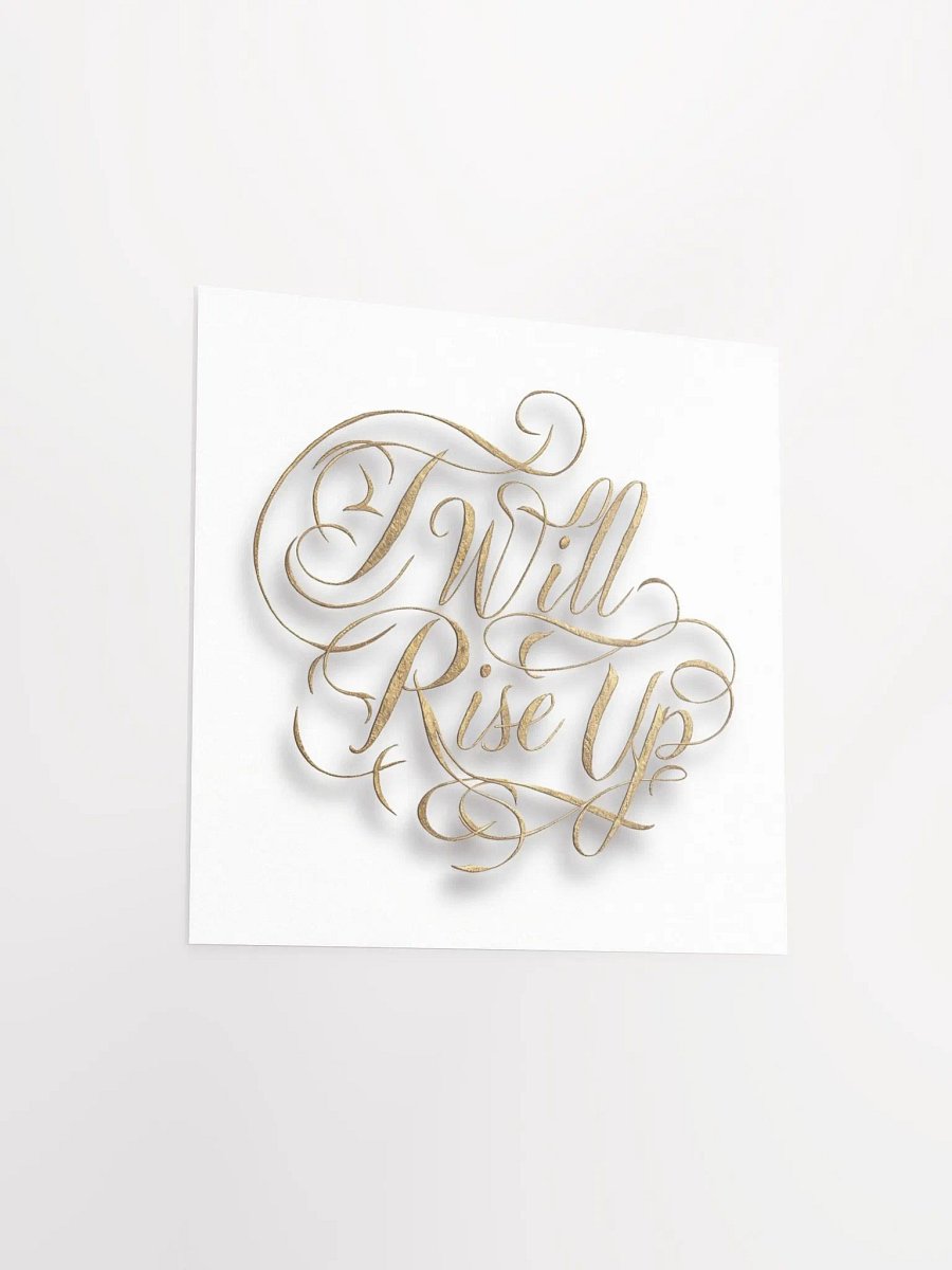 Self-Love Affirmation Art for Goal Setting and Self-Care - I Will Rise Up product image (4)