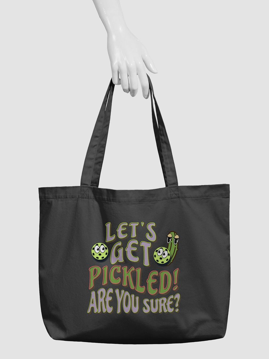 Lets Get Pickled Are You Sure Pickleball Whimsical Party Tote product image (3)