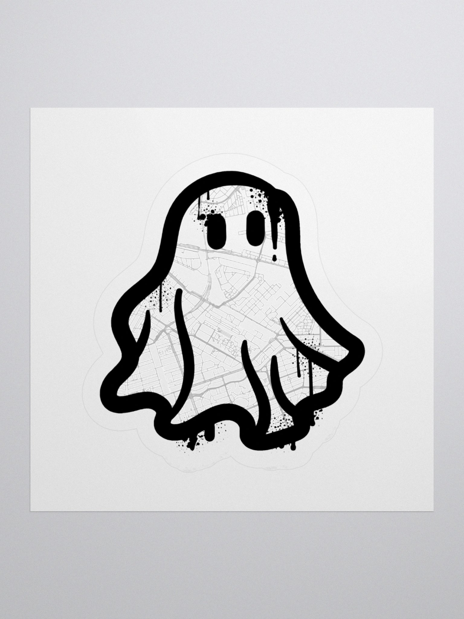 Charm City Paranormal City Ghost Sticker product image (1)