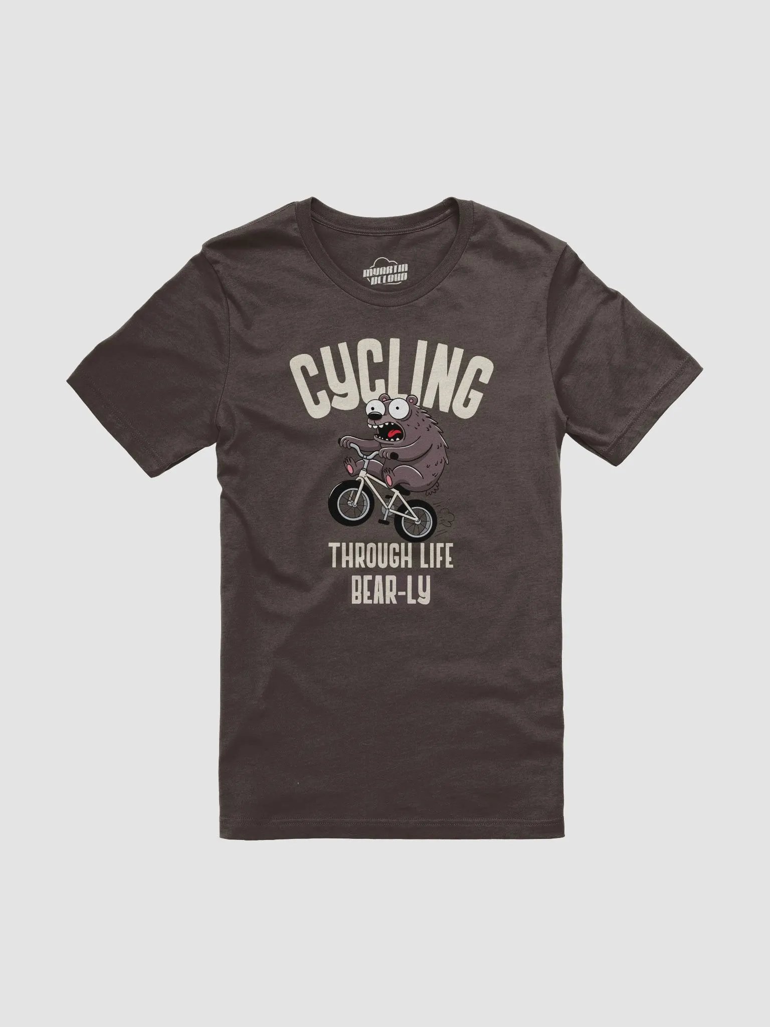 Cycling through life bear-ly - long product image (1)