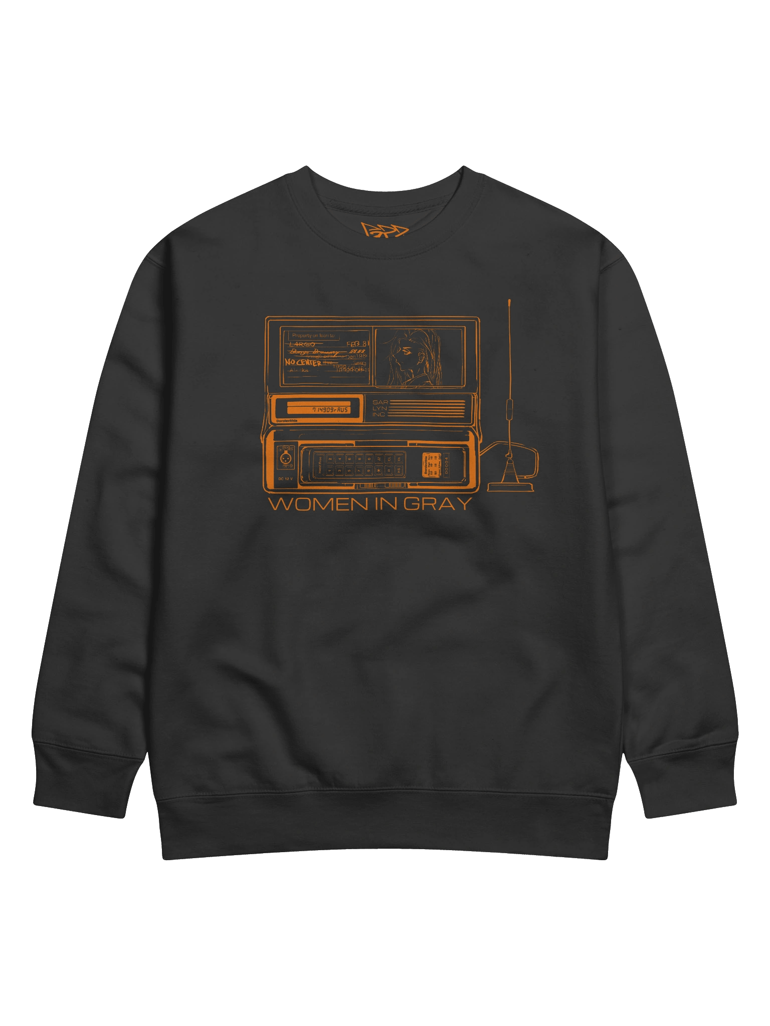 Women in Gray - Mobile Phone Long Tee (amber) product image (1)