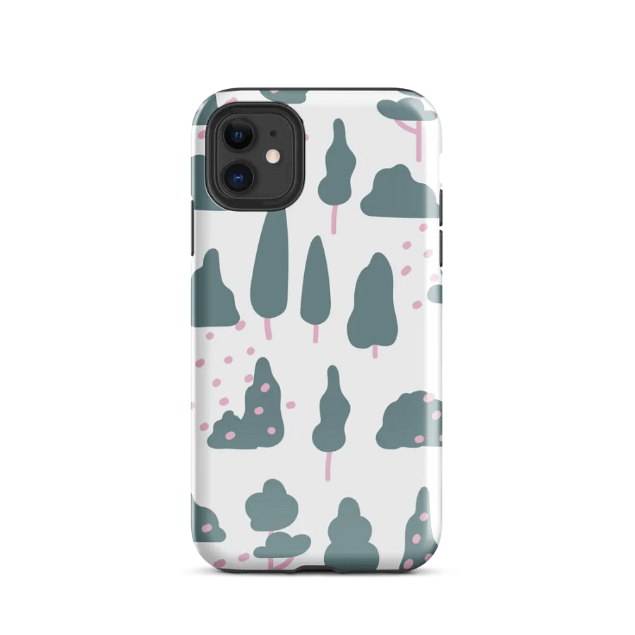 Teal Tree Blossoms iPhone® Tough Case product image (47)