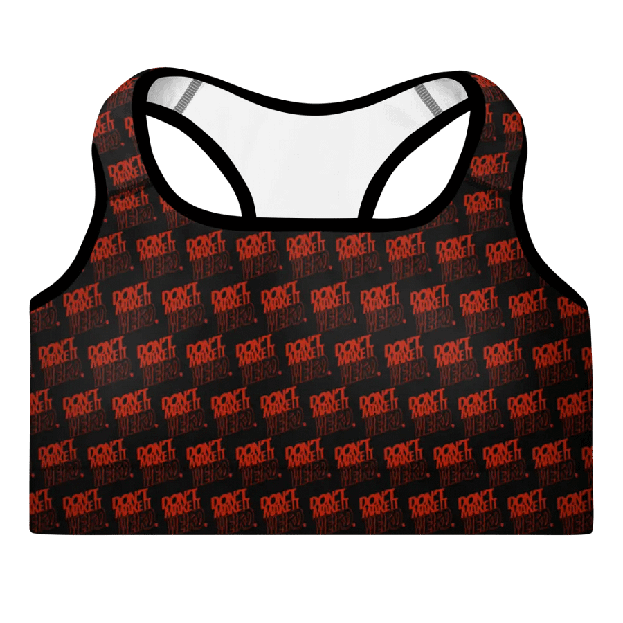 Weird Diagonal All-Over Print Sports Bra product image (2)