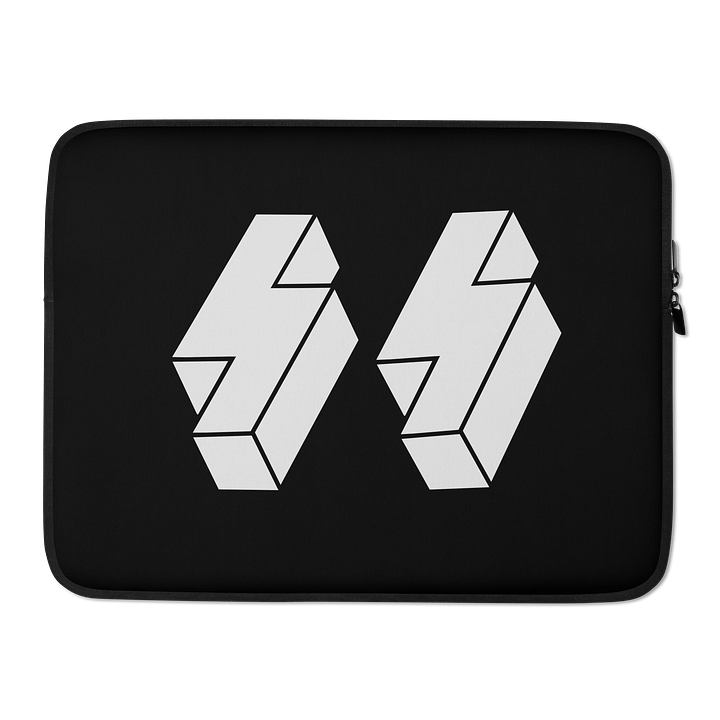 Stormy Black Laptop Sleeve product image (2)