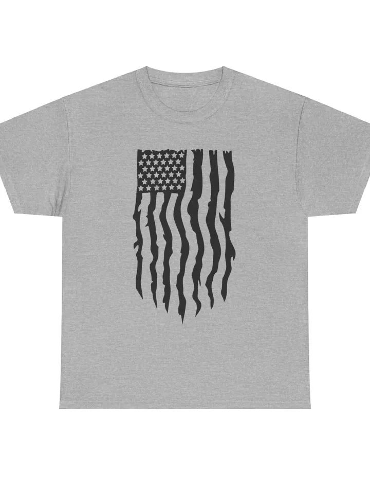 Distressed American Flag T-Shirt - resistance freedom patriot military veteran product image (1)
