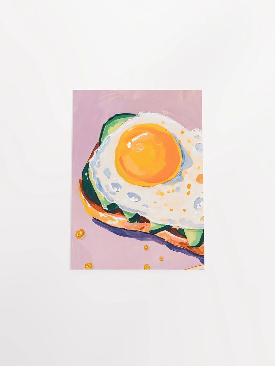 Sunny-Side Up Avocado Delight Poster product image (7)