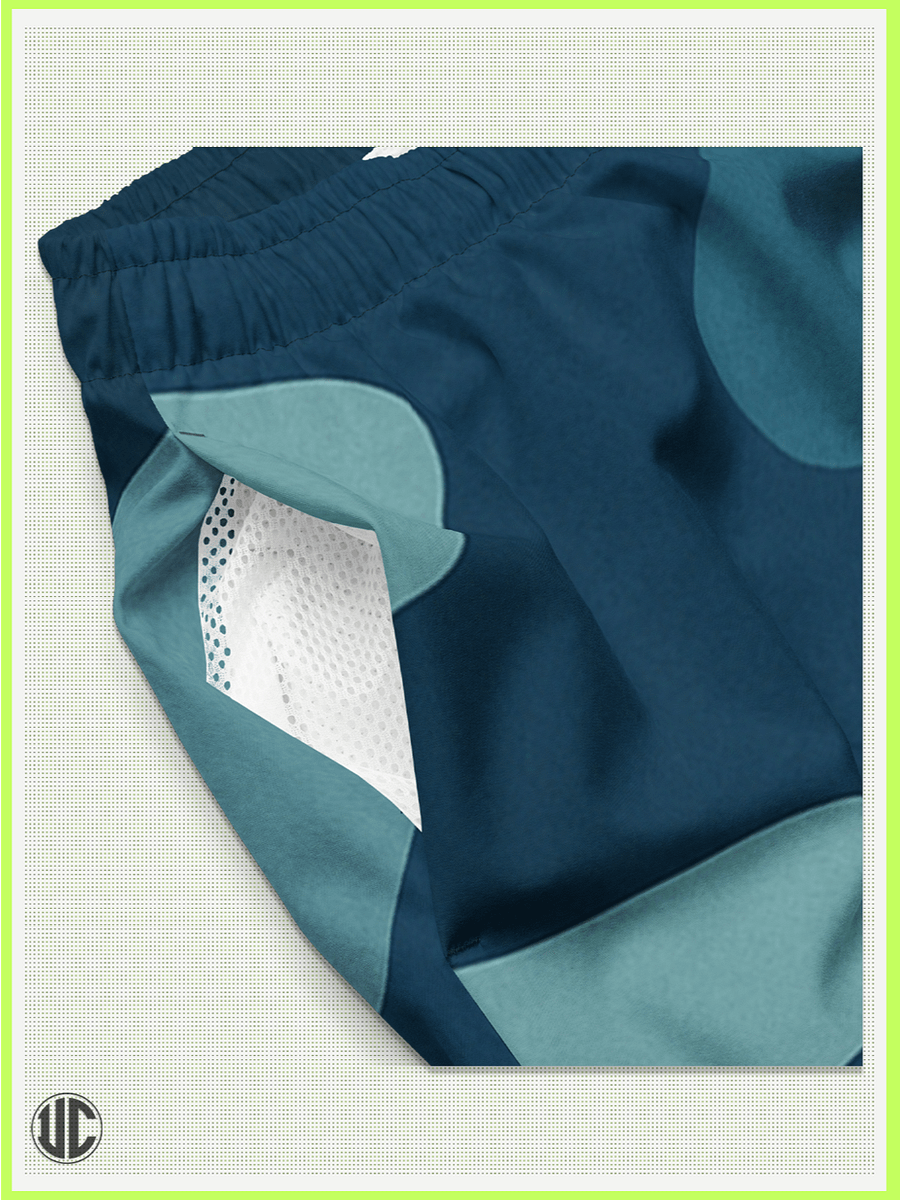 Zahra's Ocean Wave Camo - Men’s Swim Trunks product image (2)