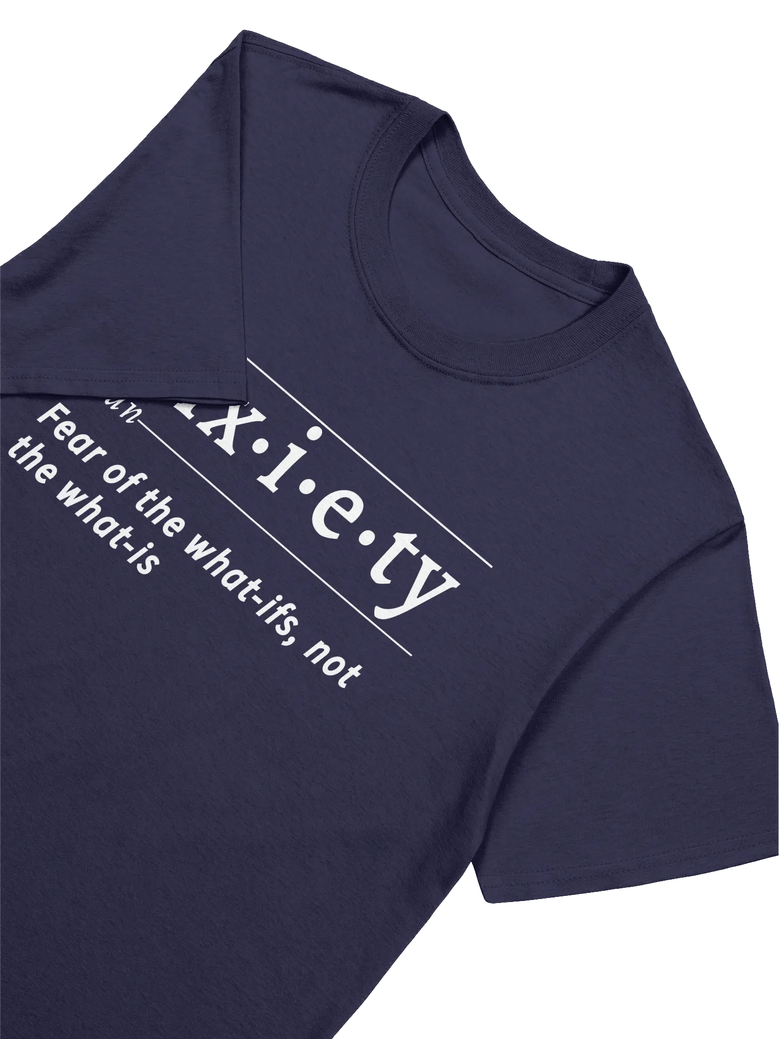 Anxiety Definition Unisex Tee wht v2 product image (2)