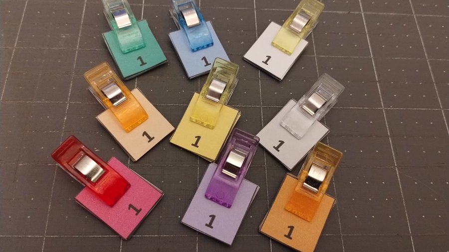 Letters and Numbers fabric marking labels bundle - Digital File product image (3)