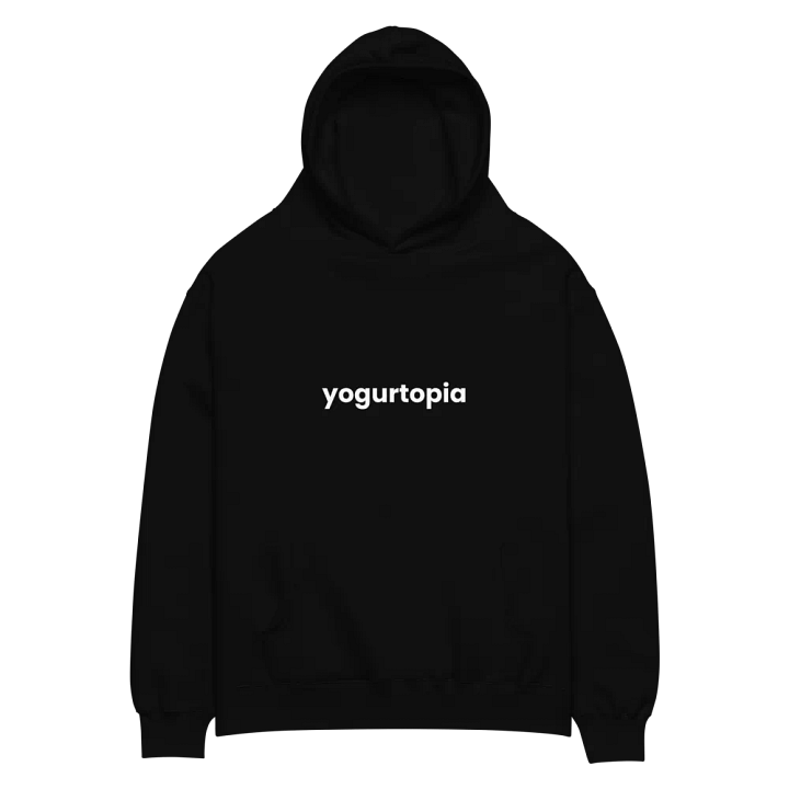 unisex "yogurtopia" oversized hoodie product image (4)