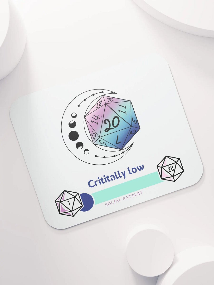 Critically Low Moon Mouse Pad product image (7)