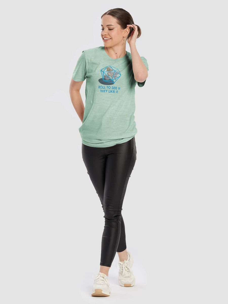 D20 Cats - "Roll to see if they like it" T-Shirt product image (8)
