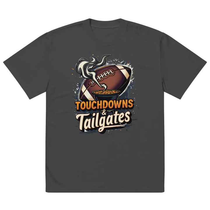 Touchdowns and Tailgates Football Party Tee product image (5)