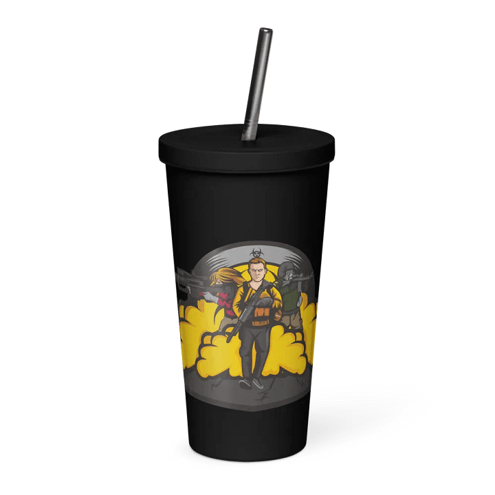 Apocalyptic Death Squad Insulated Tumbler w/ Straw product image (1)