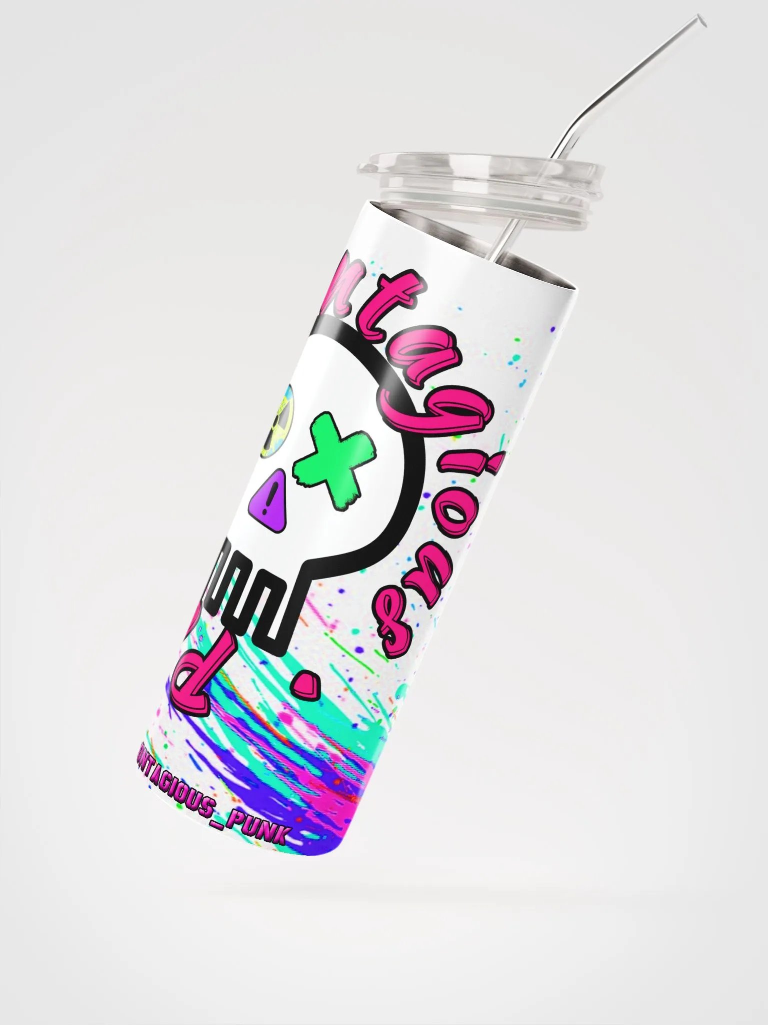 Stainless Steel Tumbler - Contagious_Punk product image (2)