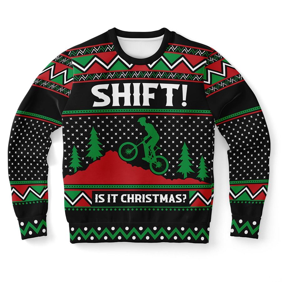 Festive Cycling Christmas Sweater - 