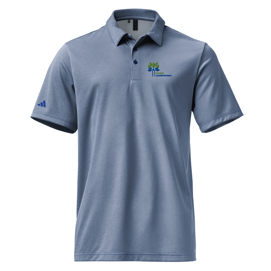 Light Blue FLA logo Adidas Polo product image (1)