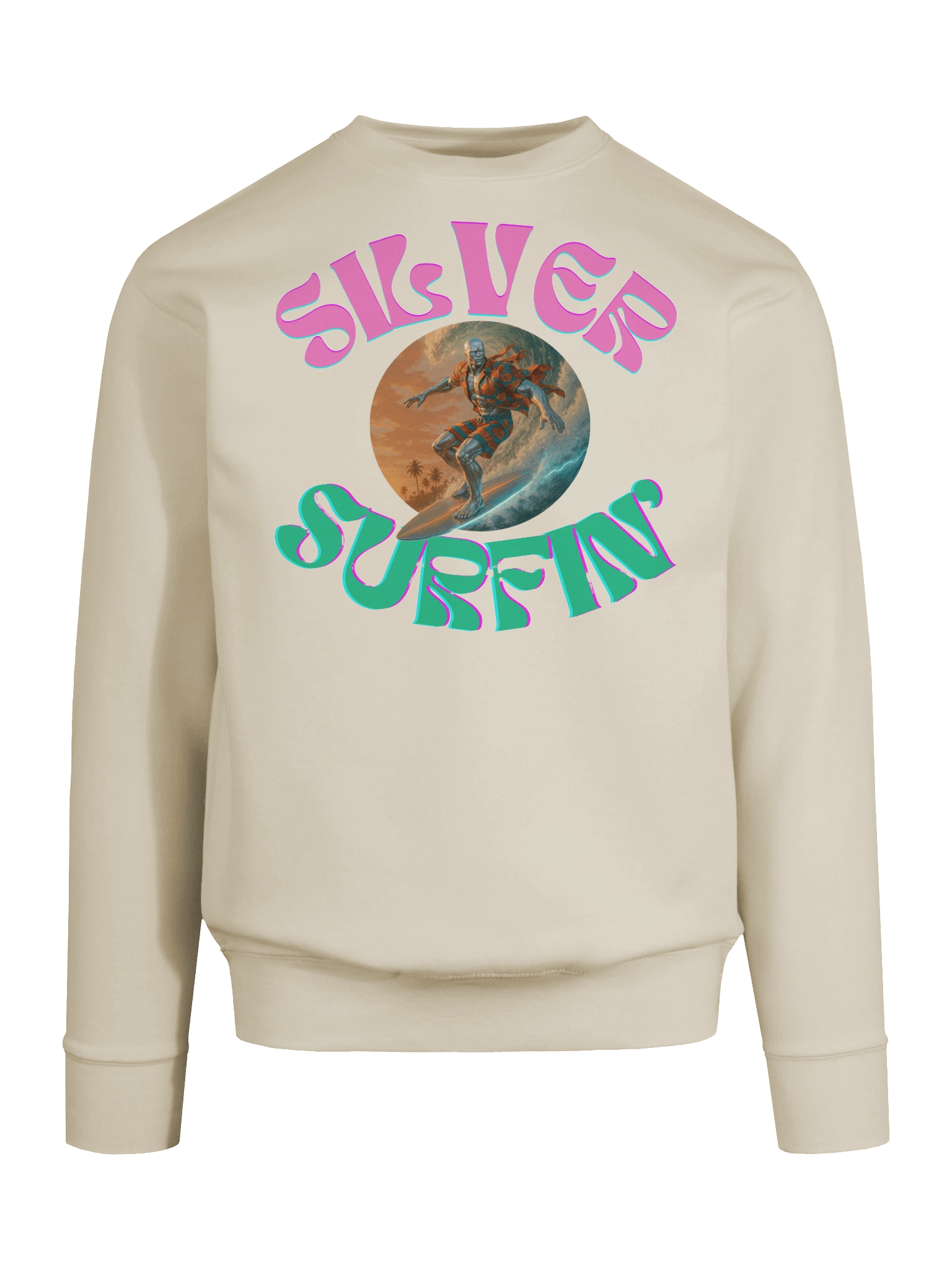 Retro Silver Surfin' Sweatshirt product image (9)