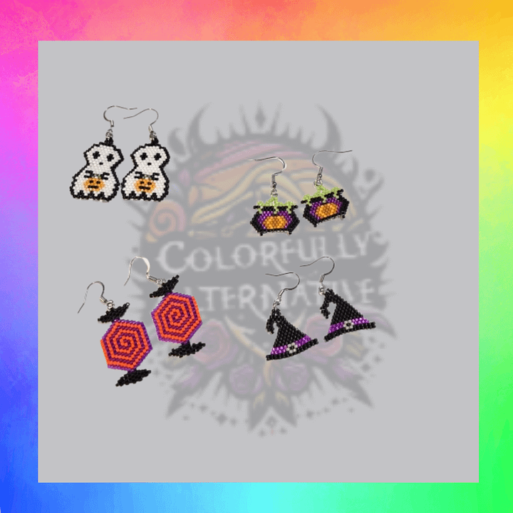 Spooky earring set product image (1)
