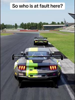 So who is at fault here? #assettocorsacompetizione #acc #simracing #simracingfails #simracingcrash #iracing #iracingcrash #iracingfails #assettocorsa #assettocorsadrift #funnycommentary #gamingcommentary 
