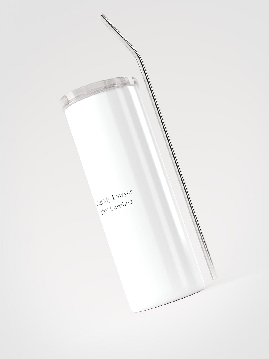 "Call My Lawyer" Stainless Steel Water bottle product image (3)