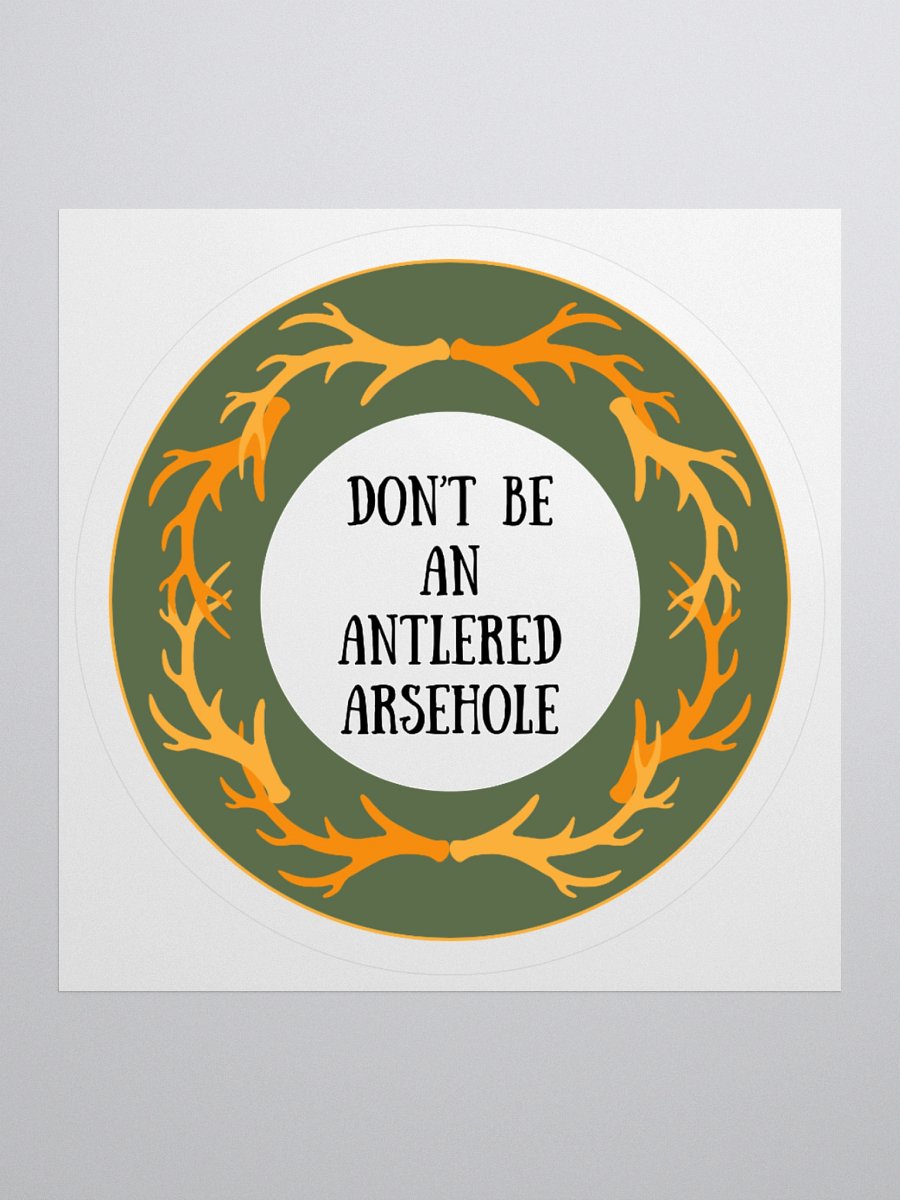 Stag Man Reprimand Sticker product image (1)