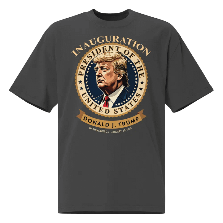 Donald J. Trump Presidential Inauguration Emblem Oversized Tee product image (1)