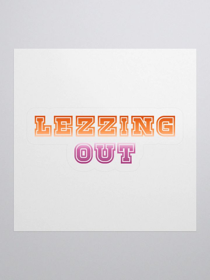 LEZZING OUT STICKER product image (2)